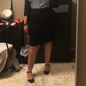Size 12 Black Professional Pencil Skirt